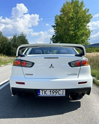 Mitsubishi Lancer Evolution cena 115000 przebieg: 66360, rok produkcji 2014 z Kielce małe 121